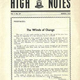 High Notes, Vol 1 No 29, March 1962