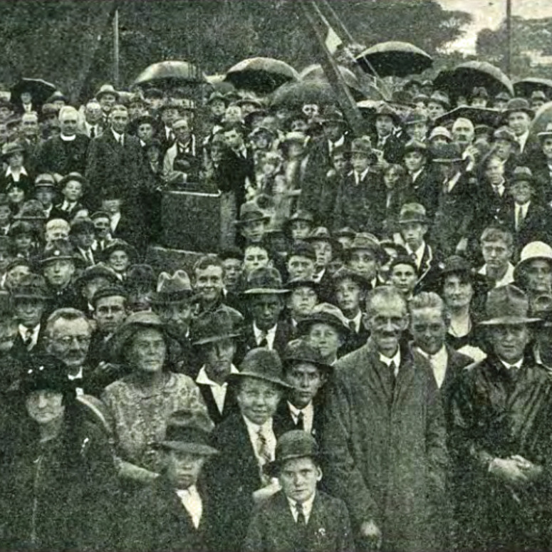 Foundation Stone Setting Ceremony for the new school, 5 March 1927