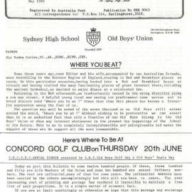 The High Bulletin, May 1985