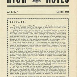 High Notes, Vol 2 No 9, March 1968