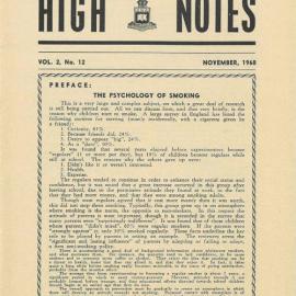 High Notes, Vol 2 No 12, November 1968