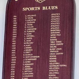 Honour Board: Combined High Schools Sports Blues