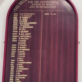 Honour Board: The Brian Allsop Memorial Prize