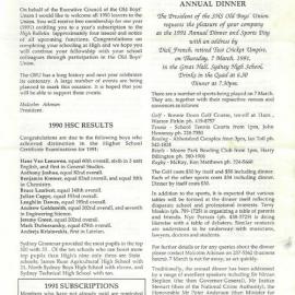 The High Bulletin, Vol 35 No 1, February 1991