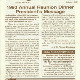 The High Bulletin, Vol 39 No 1, February 1994