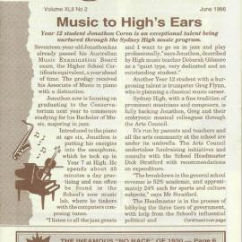 The High Bulletin, Vol 42 No 2, June 1996