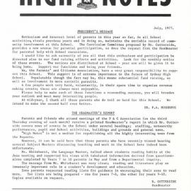 High Notes, July 1977