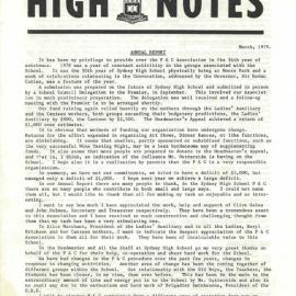 High Notes, March 1979