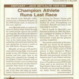 The High Bulletin, Vol 39 No 2, May 1994