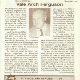 The High Bulletin, Vol 39 No 3, November 1994