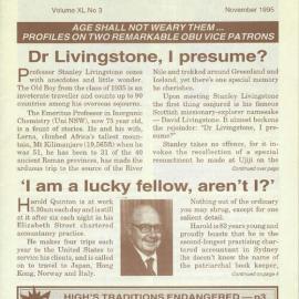 The High Bulletin, Vol 40 No 3, November 1995