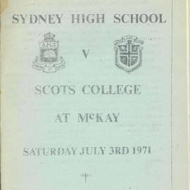 Football Magazine, 3 July 1971 (v TSC)