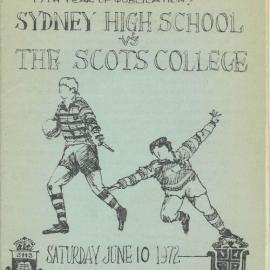 Football Magazine, 10 June 1972 (v TSC)