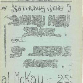 Football Magazine, 9 June 1973 (v SJC)