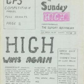 Football Magazine, 14 July 1973 (v TKS)