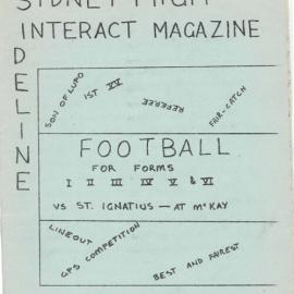 Football Magazine, 21 July 1973 (v SIC)