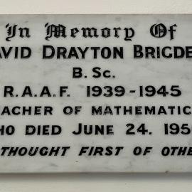Tablet: David Drayton Brigden
