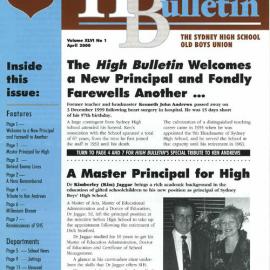 The High Bulletin, Vol 46 No 1, April 2000