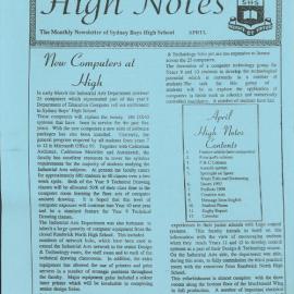 High Notes, April 1998