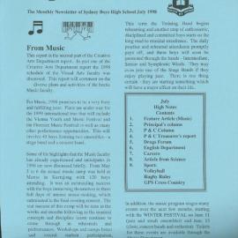 High Notes, July 1998