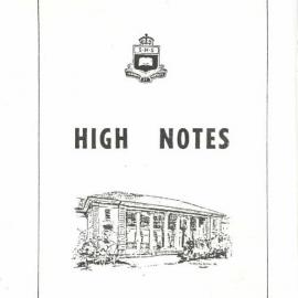 High Notes, Vol 1 No 9, November 1985