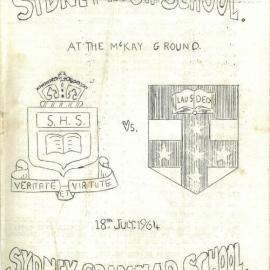 Football Magazine, 18 July 1964 (vs SGS)