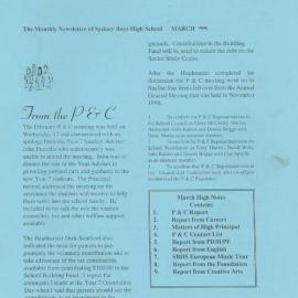 High Notes, March 1999