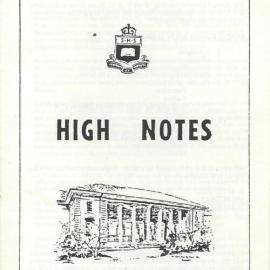 High Notes, Vol 2 No 2, March 1986