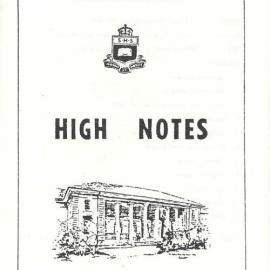 High Notes, Vol 2 No 3, April 1986