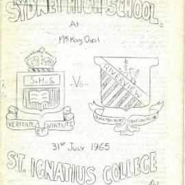 Football Magazine, 31 July 1965 (vs SIC)