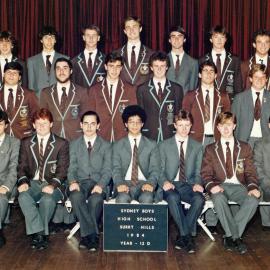 Class 12D 1984