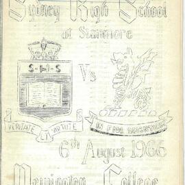 Football Magazine, 6 August 1966 (vs NC)