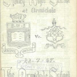 Football Magazine, 22 July 1967 (vs TAS)