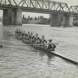 1st VIII on the Nepean, 1953