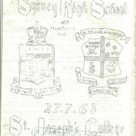 Football Magazine, 27 July 1968 (v SJC)