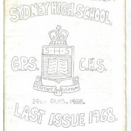 Football Magazine, 10 August 1968 (GPS v CHS)