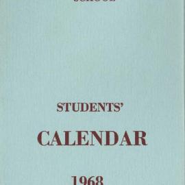 Students' Calendar 1968