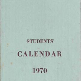 Students' Calendar 1970