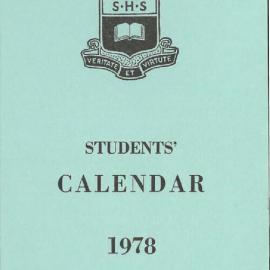 Students' Calendar 1978