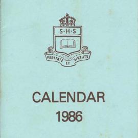 Students' Calendar 1986