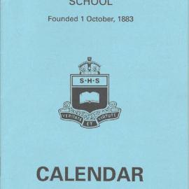 Students' Calendar 1989