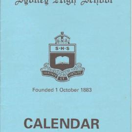 Students' Calendar 1991