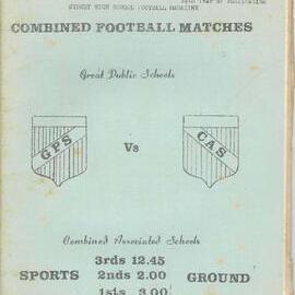 Football Magazine, 9 August 1969 (GPS v CAS)