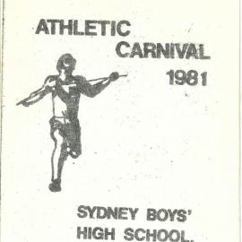 Annual Athletics Carnival, 8-9 April 1981
