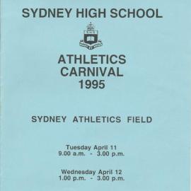 Annual Athletics Carnival, 11-12 April 1995