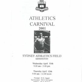 Annual Athletics Carnival, 11-12 April 2001
