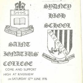 Football Magazine, 12 June 1976 (v SIC)