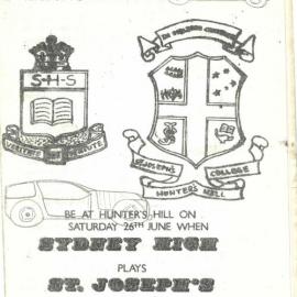 Football Magazine, 26 June 1976 (v SJC)