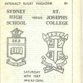 Football Magazine, 16 July 1977 (v SJC)