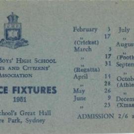 Dance Fixtures, 1951